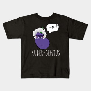Auber-Genius Funny Aubergine Pun Kids T-Shirt